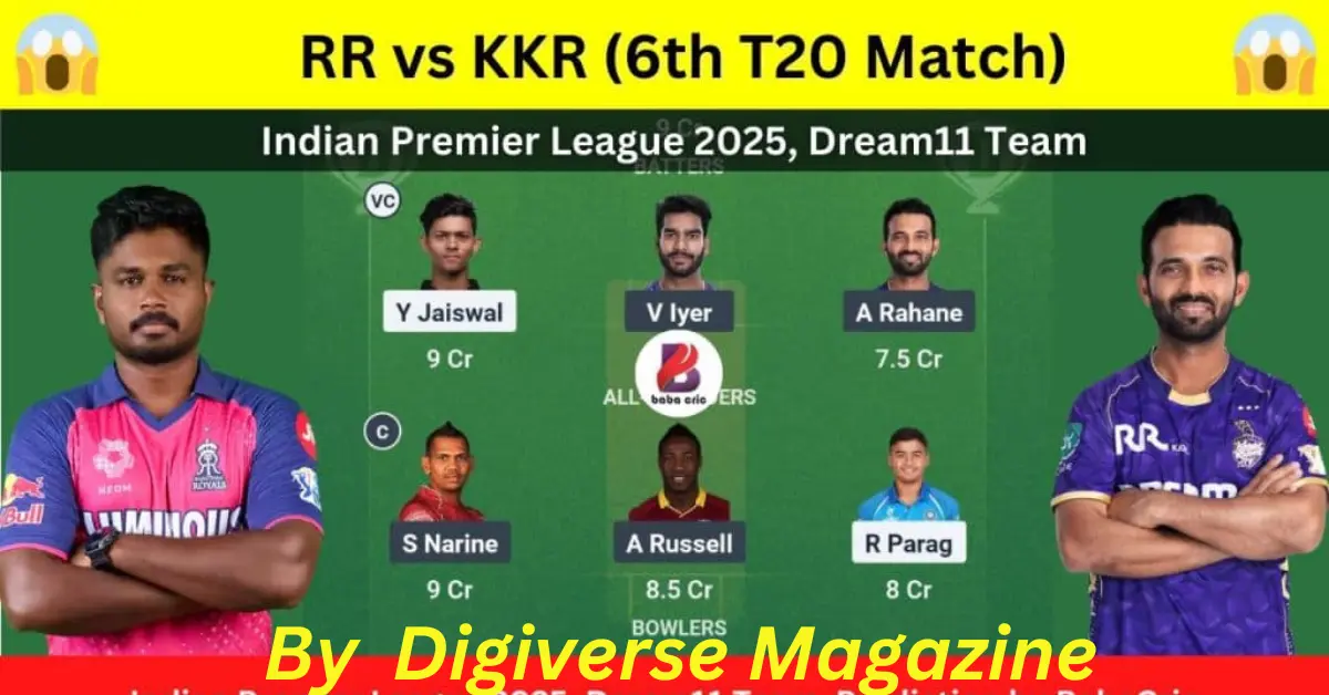 RR vs KKR: Live Match Preview and Key Expectations 1 RR vs KKR