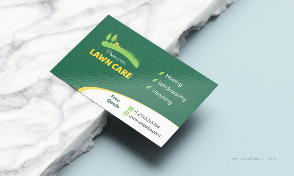 Lawn Care Business Card: The Key to Growing Your Lawn Service Brand 1 Lawn Care Business Card
